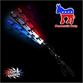 7" Light Up Wand w/ Democrat Logo